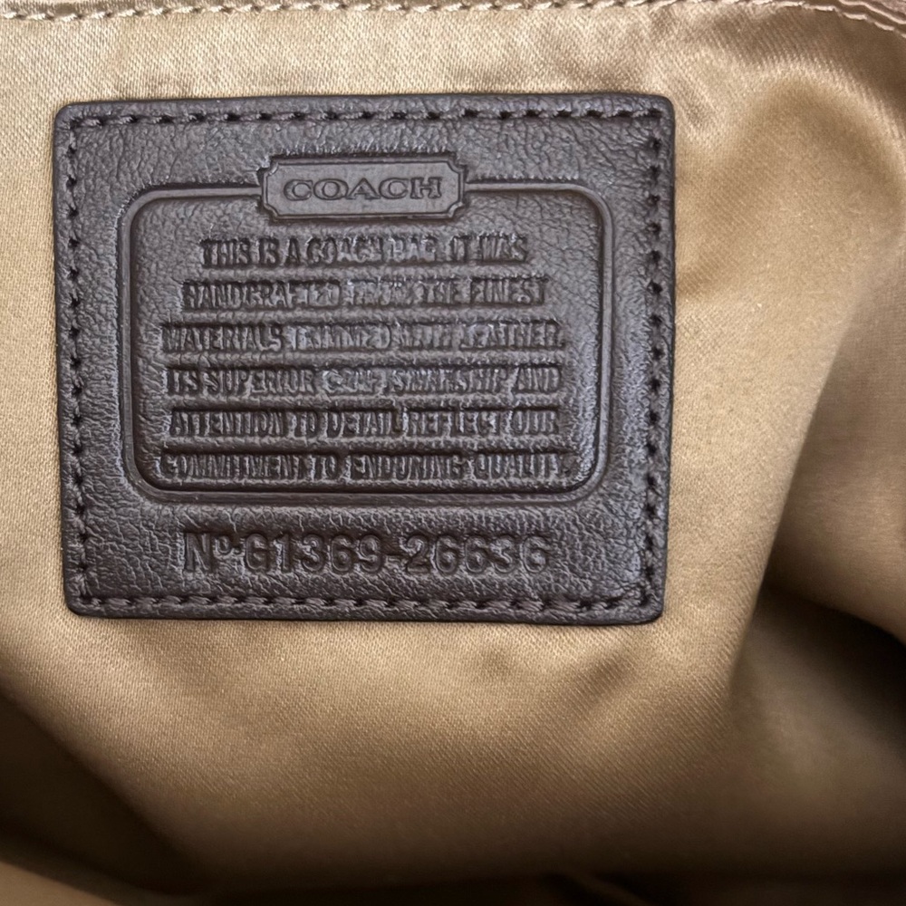 🤎🤎COACH MADISON PHOEBE BROWN & TAN ZEBRA SHOULDER BAG!🤎🤎 - Picture 6 of 8